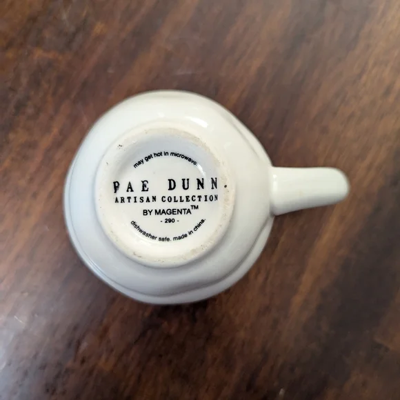 Rae Dunn White Ceramic Cream Pitcher EUC - Picture 2 of 6